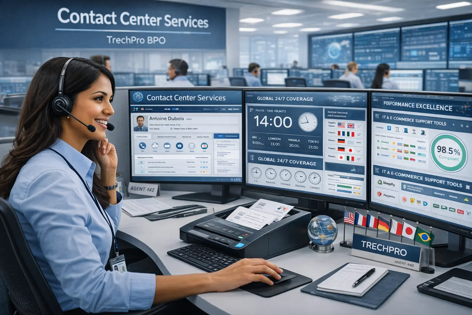 Contact center services