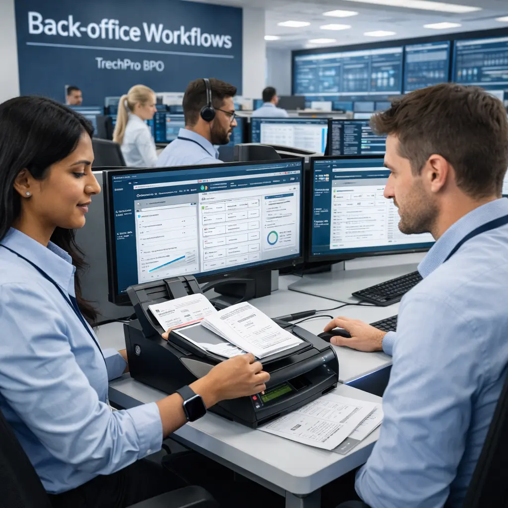 Back-office workflows