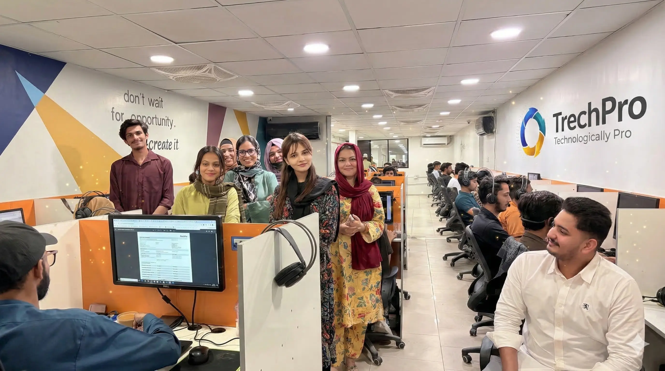 TrechPro BPO team office